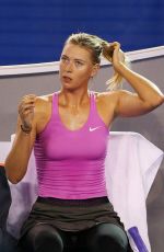 MARIA SHARAPOVA at Practice Session in Melbourne