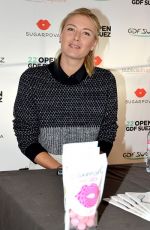 MARIA SHARAPOVA Promotes Sugarpova in Paris