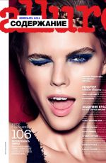 MARYNA LINCHUK in Allure Magazine, Russia February 2014 Issue