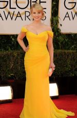 MELISSA RAUCH at 71st Annual Golden Globe Awards