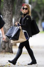 MENA SUVARI Out Shopping in Beverly Hills