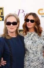 MERYL STREE and JULIA ROBERTS at Critic’s Choice Awards in Santa Monica