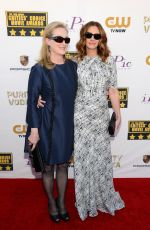 MERYL STREE and JULIA ROBERTS at Critic’s Choice Awards in Santa Monica