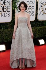 MICHELLE DOCKERY at 71st Annual Golden Globe Awards