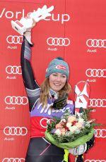 MIKAELA SHIFFRIN at Audi FIS Wworld Cup Women