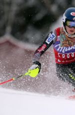 MIKAELA SHIFFRIN at Audi FIS Wworld Cup Women