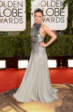 MILA KUNIS at 71st Annual Golden Globe Awards