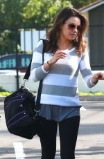 MILA KUNIS in Spandex Out and About in Los Angeles