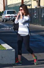 MILA KUNIS in Spandex Out and About in Los Angeles