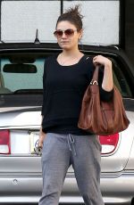 MILA KUNIS Out and About in Los Angeles