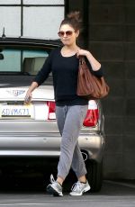 MILA KUNIS Out and About in Los Angeles