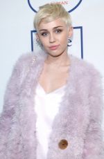 MILEY CYRUS at 2014 Pre-Grammy Gala in Beverly Hills
