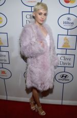 MILEY CYRUS at 2014 Pre-Grammy Gala in Beverly Hills