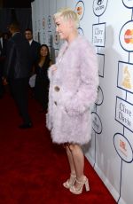 MILEY CYRUS at 2014 Pre-Grammy Gala in Beverly Hills