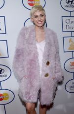 MILEY CYRUS at 2014 Pre-Grammy Gala in Beverly Hills