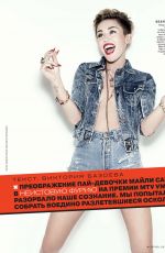 MILEY CYRUS in GQ Magazine, Russia February 2014 Issue