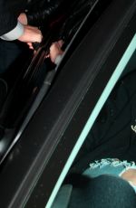 MILEY CYRUS Leaves Warwick Club in Los Angeles