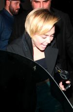 MILEY CYRUS Leaves Warwick Club in Los Angeles