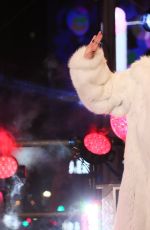 MILEY CYRUS Performs at Dick Clark’s New Year’s Rockin’ Eve with Ryan Seacrest in Los Angeles