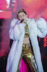 MILEY CYRUS Performs at Dick Clark’s New Year’s Rockin’ Eve with Ryan Seacrest in Los Angeles