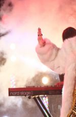 MILEY CYRUS Performs at Dick Clark’s New Year’s Rockin’ Eve with Ryan Seacrest in Los Angeles