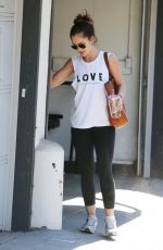 MINKA KELLY in Tight Leggings Out in Beverly Hills