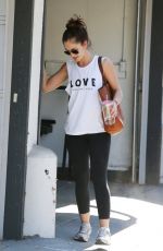 MINKA KELLY in Tight Leggings Out in Beverly Hills