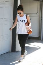 MINKA KELLY in Tight Leggings Out in Beverly Hills
