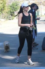 MINKA KELLY in Tights Out and About in Beverly Hills