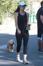 MINKA KELLY in Tights Out and About in Beverly Hills