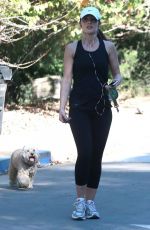 MINKA KELLY in Tights Out and About in Beverly Hills
