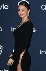 MIRANDA KERR at Instyle and Warner Bros. Golden Globes Afterparty