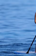 Miss Australia KYARA COAKES in Bikini Paddling in Hawaii