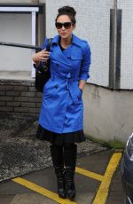MYLEENE KLASS Leaving ITV Studios in London