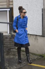 MYLEENE KLASS Leaving ITV Studios in London