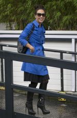 MYLEENE KLASS Leaving ITV Studios in London