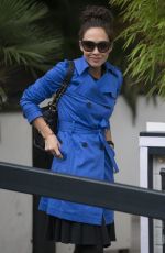 MYLEENE KLASS Leaving ITV Studios in London