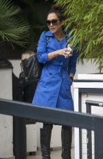 MYLEENE KLASS Leaving ITV Studios in London