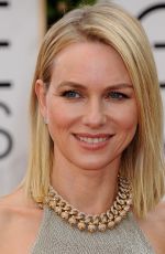 NAOMI WATTS at 71st Annual Golden Globe Awards