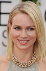 NAOMI WATTS at 71st Annual Golden Globe Awards