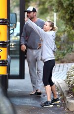 NAOMI WATTS Sends the Boys off to School