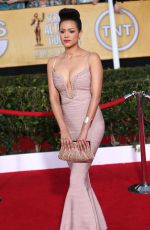 NATHALIE EMMANUEL at 2014 SAG Awards in Los Angeles