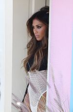 NICOLE SCHERZINGER on the Set of Photoshoot in Sunland