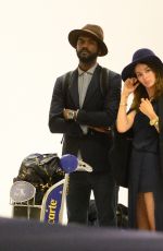 NICOLE TRUNFIO at JFK Airport in New York