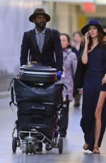 NICOLE TRUNFIO at JFK Airport in New York