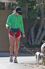 NIKKI REED Walking Her Dogs Out in Los Angeles