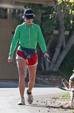 NIKKI REED Walking Her Dogs Out in Los Angeles