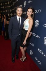 ODETTE ANNABLE at Instyle and Warner Bros. Golden Globes Afterparty