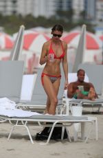 OLGA KENT in Bikini on the Beach in Miami