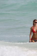 OLGA KENT in Bikini on the Beach in Miami